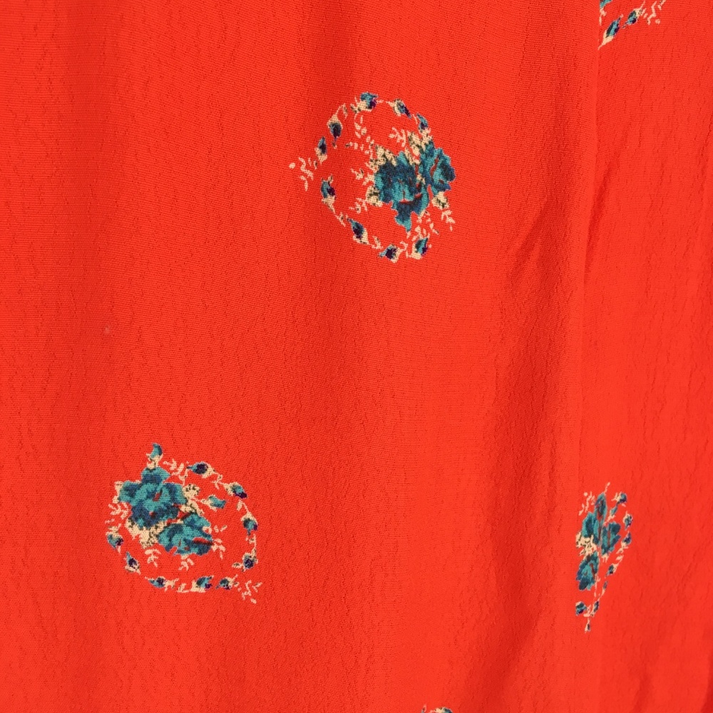 Free People Red Mockingbird Embroidered Mini Dress - Picture 3 of 8